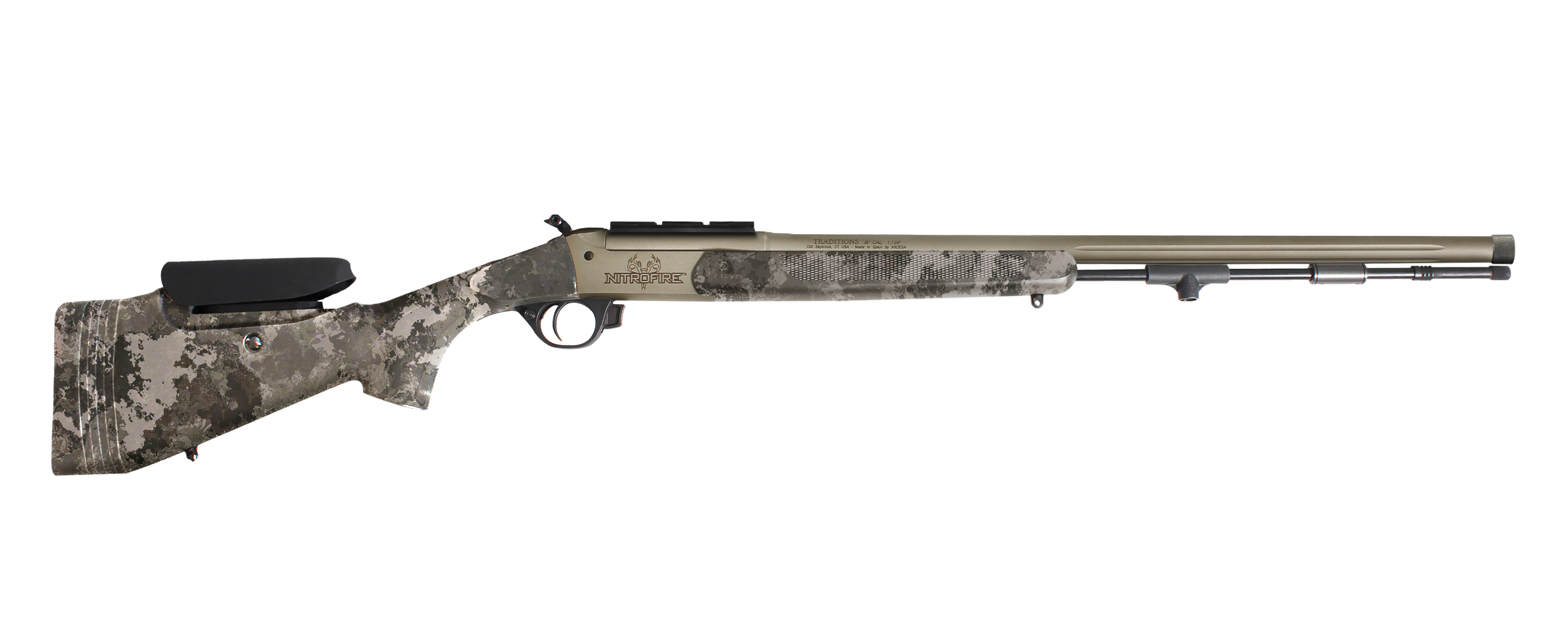 NITROFIRE® PRO SERIES .50 CAL VEIL ALPINE / TUNGSTEN PREMIUM CERAKOTE FINISH WITH BASE